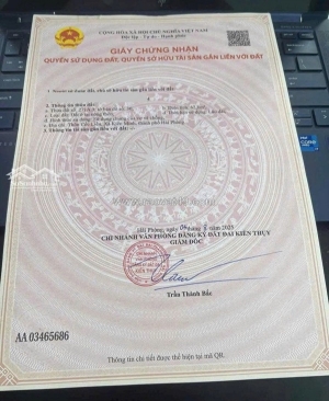 Chính chủ cần bán lô đất mặt tiền - đường 402, xã minh tân, kiến thụy, hải phòng