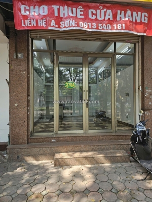 Chính chủ cho thuê cửa hàng kinh doanh – khương đình, thanh xuân, hà nội