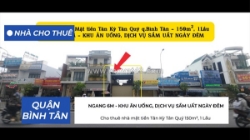 Cho thuê nhà mặt tiền tân kỳ tân quý 150m², 1 lầu - ngang 6m