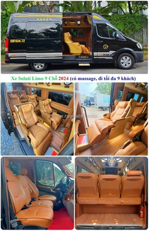 Cho thuê xe limousine 9 chỗ sang trọng, đẳng cấp - sgc tourist