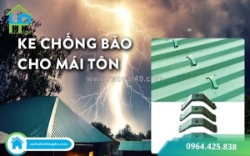 Chống bão cho nhà mái tôn – bảo vệ ngôi nhà của bạn
