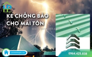 Chống bão cho nhà mái tôn – bảo vệ ngôi nhà của bạn