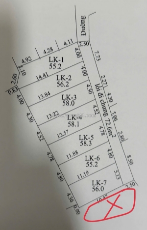 Chủ cần bán 55.2 m2 tân quang - văn lâm, giá đầu tư chỉ 2.76 tỷ. liên hệ