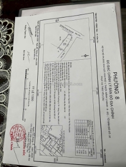 Chủ cần bánđất đẹp góc 2 mặt tiền hẻm 378/ đường trương công định ( phường 8 củ