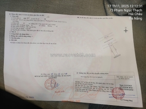 Chủ cần tiền ra nhanh.
đường 10,5m. võ văn ngân giá 5,950 tỷ- hoà xuân
lh: