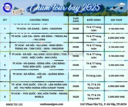 Chùm tour bay 2025