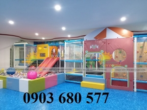Chuyên lắp đặt khu vui chơi nhà banh trong nhà cho trẻ em
