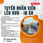 Công ty in ấn tuyển nam nhân viên lên đơn – in ấn
