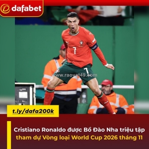 Cristiano ronaldo được bồ đào nha triệu tập tham dự