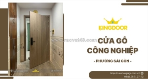 Cửa gỗ công nghiệp tại phường sài gòn | đẹp, bền, tiết kiệm