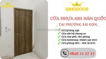 Cửa nhựa abs hàn quốc tại phường sài gòn - tphcm