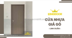 Cửa nhựa giả gỗ tại linh xuân | đẹp bền, chống nước