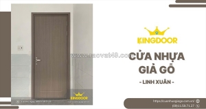 Cửa nhựa giả gỗ tại linh xuân | đẹp bền, chống nước