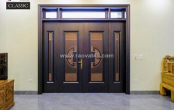 Cửa thép vân gỗ classic tại phường sài gòn-công nghệ sơn 5d