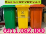 Cung cấp thùng rác phân loại giá rẻ tại cần thơ- thùng rác 240l- lh 0911082000