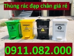 Cung cấp thùng rác y tế đạp chân- thùng phân loại rác 120l 240l giá rẻ- lh 0911082000