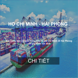 Cước vận chuyển hàng từ hồ chí minh đi hải phòng