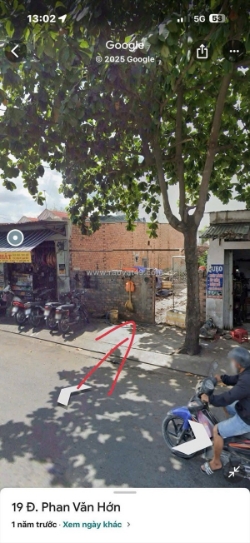 Đất (5x25) mặt đường phan văn hớn, xuân thới thượng, hóc môn 
giá chỉ 6.3 tỷ