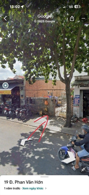 Đất (5x25) mặt đường phan văn hớn, xuân thới thượng, hóc môn 
giá chỉ 6.3 tỷ