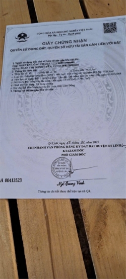 Đất chính chủ - giá tốt - 8 lô vị trí xã hòa ninh, huyện di linh, tỉnh lâm đồng