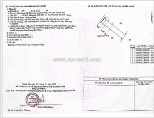 Đất chính chủ - giá tốt- cần bán lô đất tại xã diên lâm, diên khánh, khánh hoà