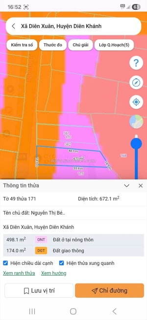 Đất đẹp - giá tốt - chính chủ cần bán nhanh tại xã diên xuân, diên khánh, khánh