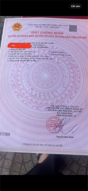 Đất đẹp - giá tốt - vị trí đắc địa tại thôn thủ dương, xã nam dương, tỉnh bắc