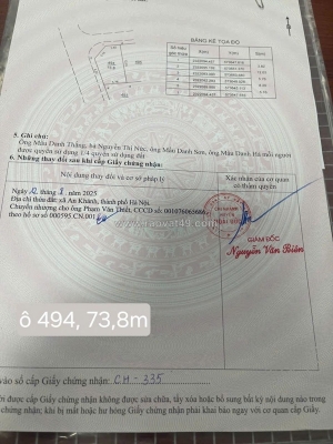 Đất đẹp - giá tốt - vị trí đắc địa tại xã an thượng, huyện hoài đức, hà nội