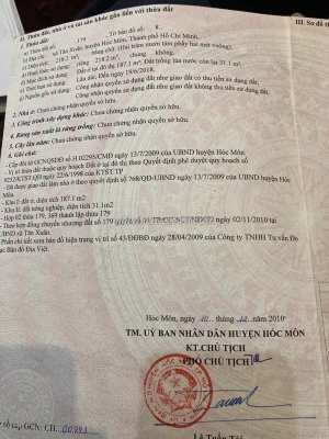 Đất đẹp - mặt tiền - chính chủ cần bán lô đất xã tân xuân, hóc môn, hcm