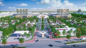 Đất nền dự án tại garden riverside, đt 8, thủ thừa, long . 100m² với mặt tiền