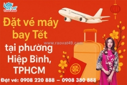 Đặt vé máy bay tết tại phường hiệp bình, tphcm