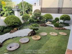 Đầu từ thiết kế sân vườn 500m2 chuyên nghiệp