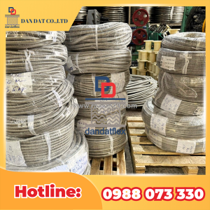 Dây điện bọc lưới inox 304 | dây điện đan lưới chống nhiễu | đan lưới inox | vỏ bện inox 304