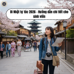 Đi nhật tự túc 2026 hướng dẫn chi tiết cho sinh viên