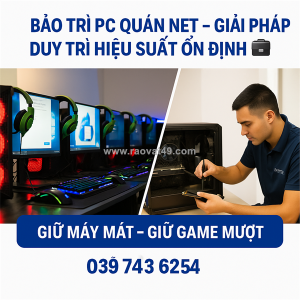 Dịch vụ sửa chữa, cài đặt, vệ sinh & nâng cấp máy tính tận nhà tp.hcm