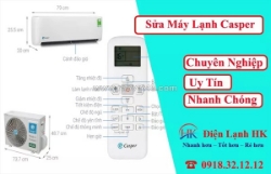 Dịch vụ sửa máy lạnh casper tại tphcm - uy tín, giá tốt, bảo hành dài hạn