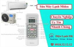 Dịch vụ sửa máy lạnh midea uy tín - chuyên nghiệp, giá tốt tại tphcm