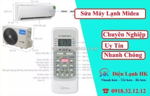 Dịch vụ sửa máy lạnh midea uy tín - chuyên nghiệp, giá tốt tại tphcm