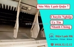 Dịch vụ sửa máy lạnh quận 7 chuyên nghiệp - có mặt chỉ sau 30 phút
