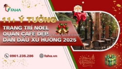 Đón noel 2025 – biến quán cafe của bạn thành điểm check-in hot với nội thất faha!