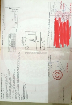 Dt 5mx27m 40 tc đường trước đất 5m ( bê tông ) vị trí đất cách đường phú mỹ tóc