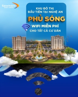 Eurowindow sport garden – khu đô thị đầu tiên tại nghệ an phủ sóng wifi miễn