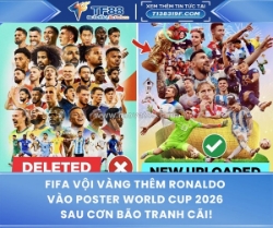 Fifa vội vàng thêm ronaldo vào poster world cup 2026