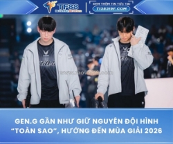Gen.g gần như giữ nguyên đội hình “toàn sao”, hướng đến mùa giải 2026
