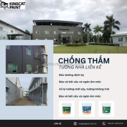 Giải pháp toàn diện chống thấm tường nhà liền kề hiệu quả và bền lâu