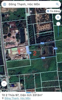 Giảm 4t nhà xưởng (5.870m²) 6 triệu/m2 mặt tiền nhựa xe công huỳnh thi na, hm