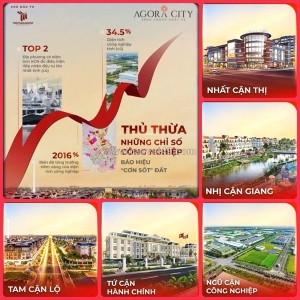 Giữ chỗ shophouse - nhà phố agora city 6x, ngay tt hành chính 5 hecta hiện