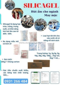 Gói hút ẩm cho ngành may mặc – bảo vệ sản phẩm