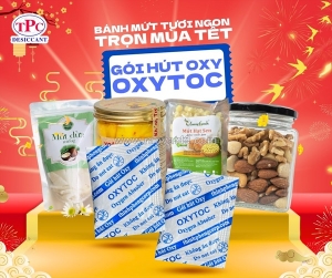 Gói hút oxy - bảo quản chống mốc bánh mứt tết cùng thịnh phong
