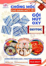 Gói hút oxy, chống mốc bánh mứt tết, chống ẩm